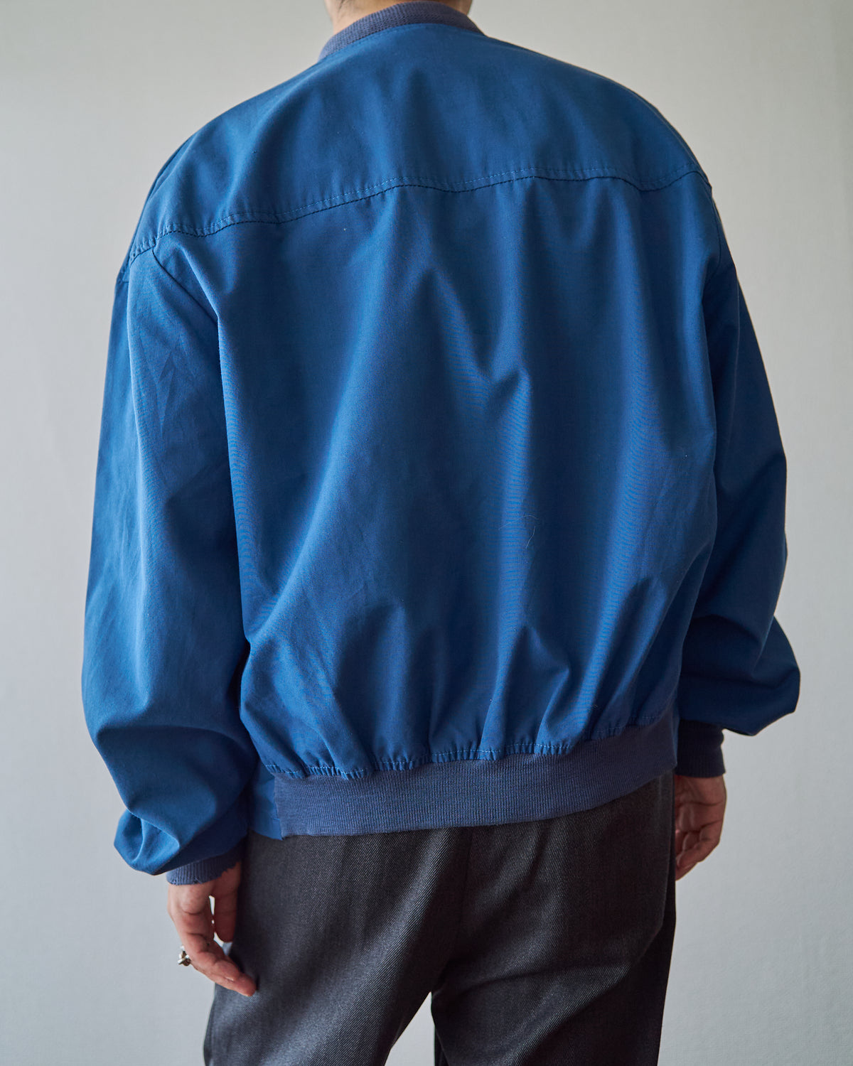 【SIZE S】60s PURITAN Poly-Cotton Zip Blouson / Navy