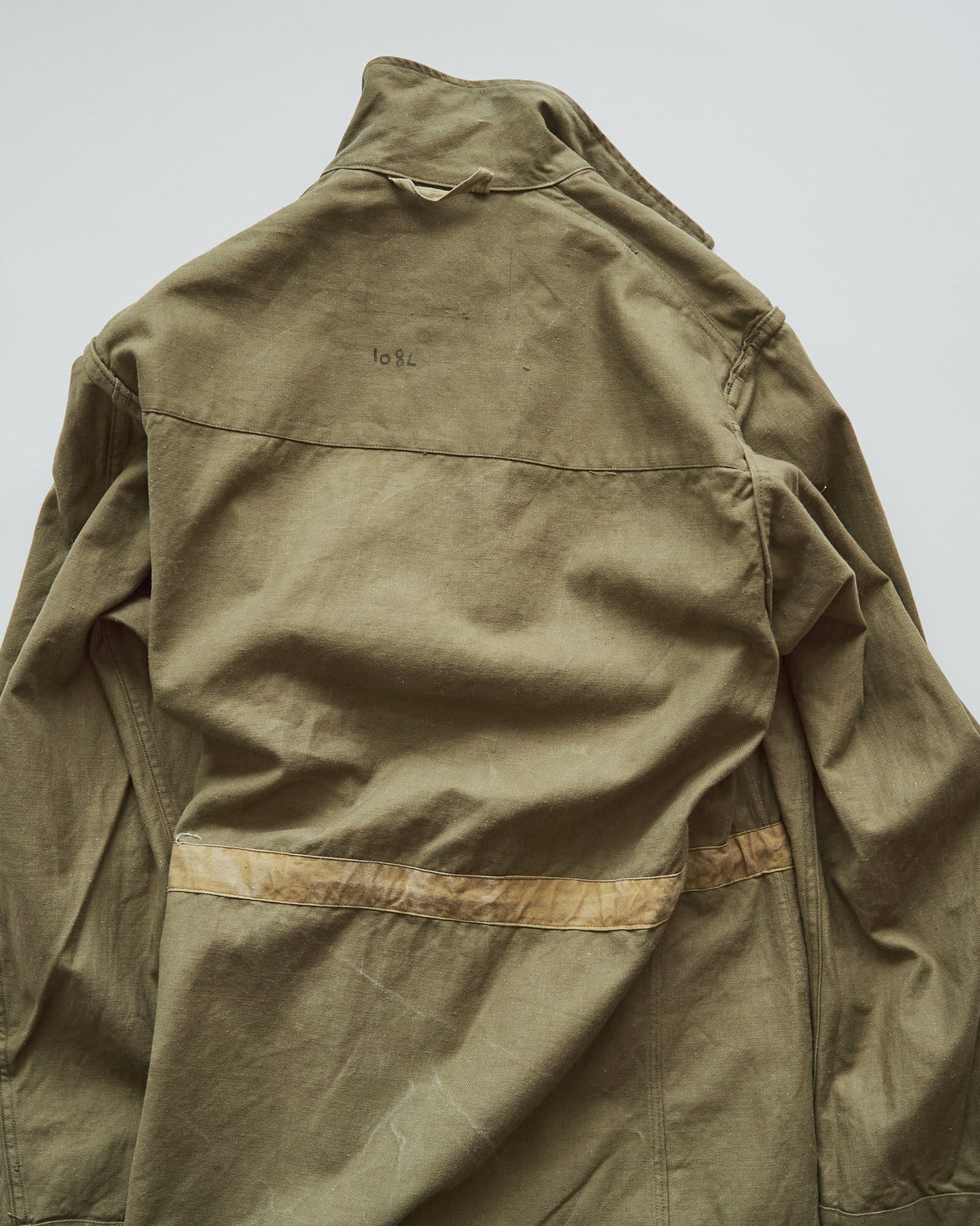 【SIZE L】 1950s FRENCH ARMY M-47 Field Jacket / Olive Twill