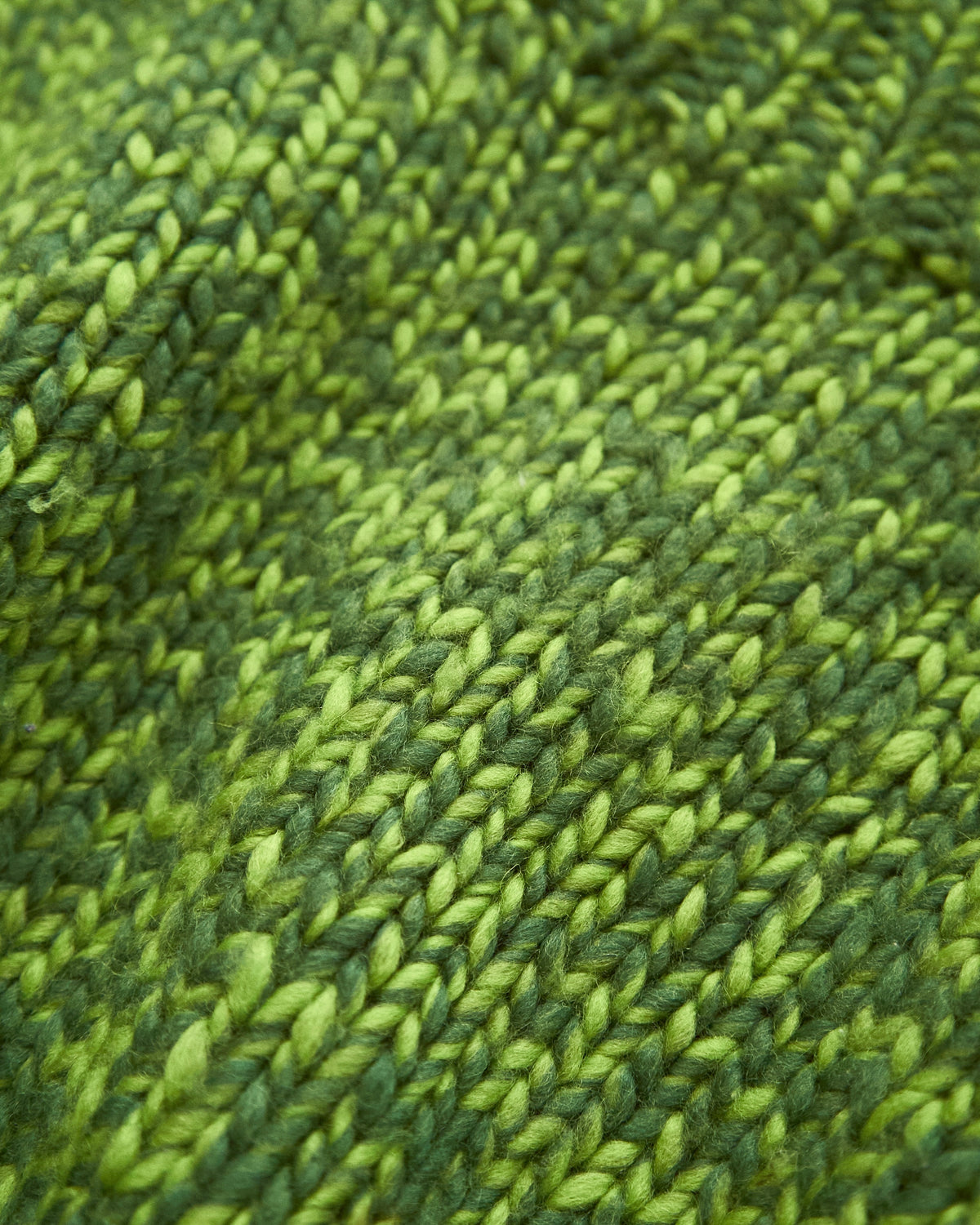 【SIZE S-M】 -00s DKNY  Wool Mock Neck Sweater / Green Melange