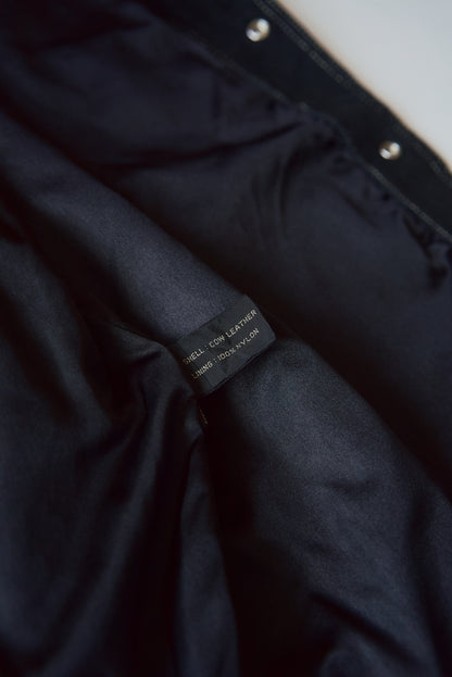 【SIZE M-L】90s DIESEL Suede Two-Tone Trucker Jacket / Beige Black
