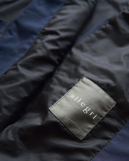 【SIZE M-L】ALLEGRI Nylon Multi-Pocket Utility Vest / Sun-Faded Navy