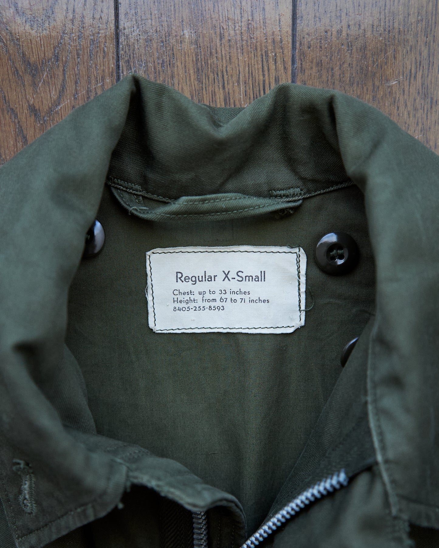 60s US ARMY M-51 Field Jacket Custom Vest / OG-107 Olive