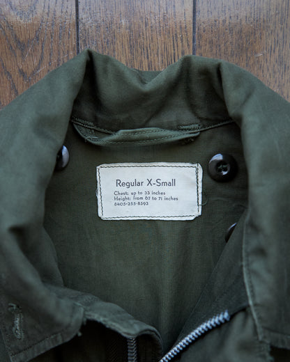 【Size S-M】60s US ARMY M-51 Field Jacket Custom Vest / OG-107 Olive
