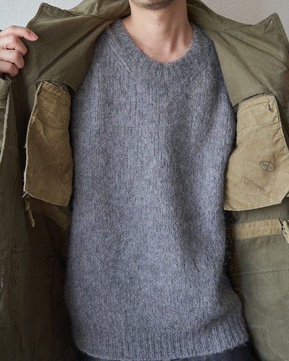 【SIZE L】 1950s FRENCH ARMY M-47 Field Jacket / Olive Twill