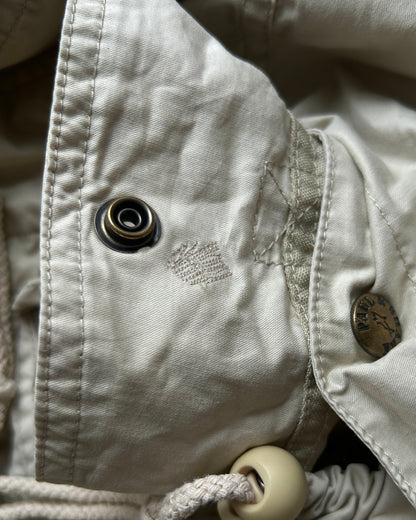 【Size L】90-00s PAUL & SHARK Cotton Multi-Pocket Detachable-Sleeve Photographer Jacket / Ecru