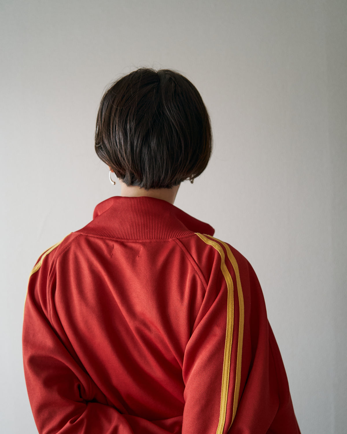 【SIZE L】FRED PERRY SPORTSWEAR Ribbed Raglan Track Jacket / Red