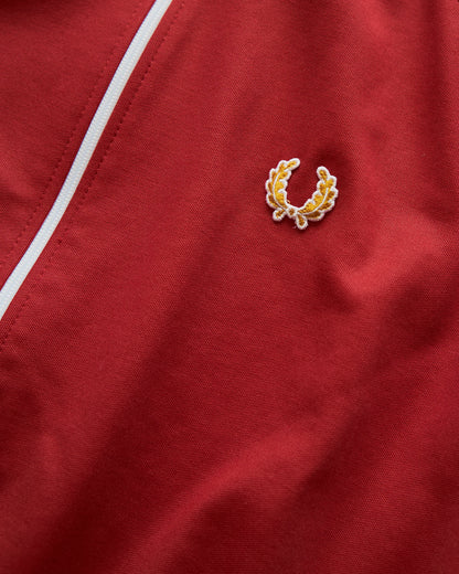 【SIZE L】FRED PERRY SPORTSWEAR Ribbed Raglan Track Jacket / Red