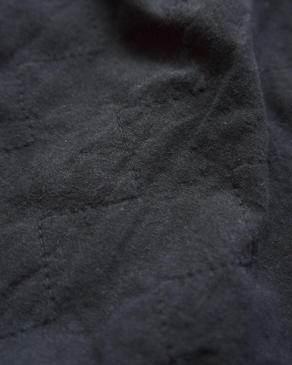 【SIZE L】-90s MISSONI SPORT Overdyed Denim Chore Coat / Black