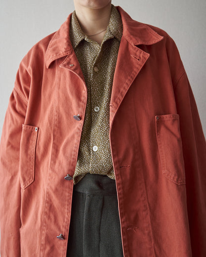 【SIZE L】90s ARMANI JEANS Cotton Coverall / Terracotta