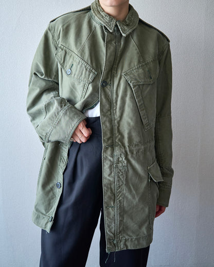 【SIZE S】1960s British Army Windproof Cotton Sateen Combat Smock / Olive Green