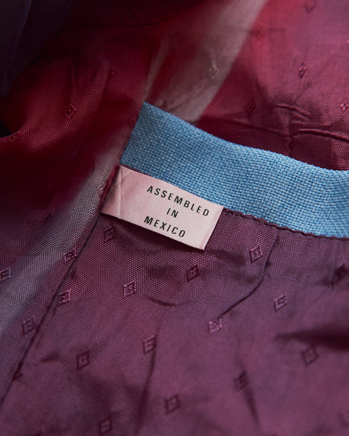 【SIZE L】-1980s JCPENNEY Textured Notch Lapel Tailored Jacket / Powder Blue
