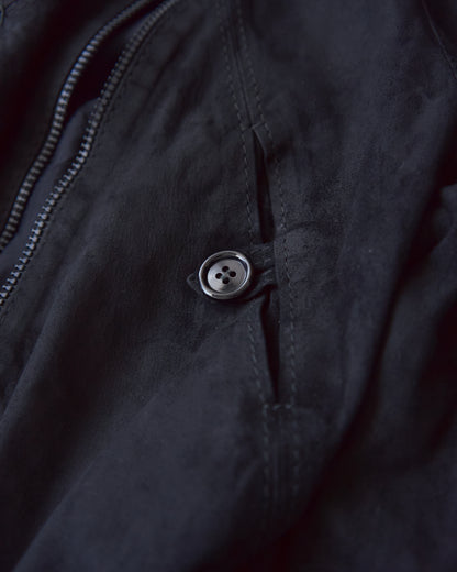 【SIZE XS】ITALIAN SUEDE SHORT BLOUSON / Black