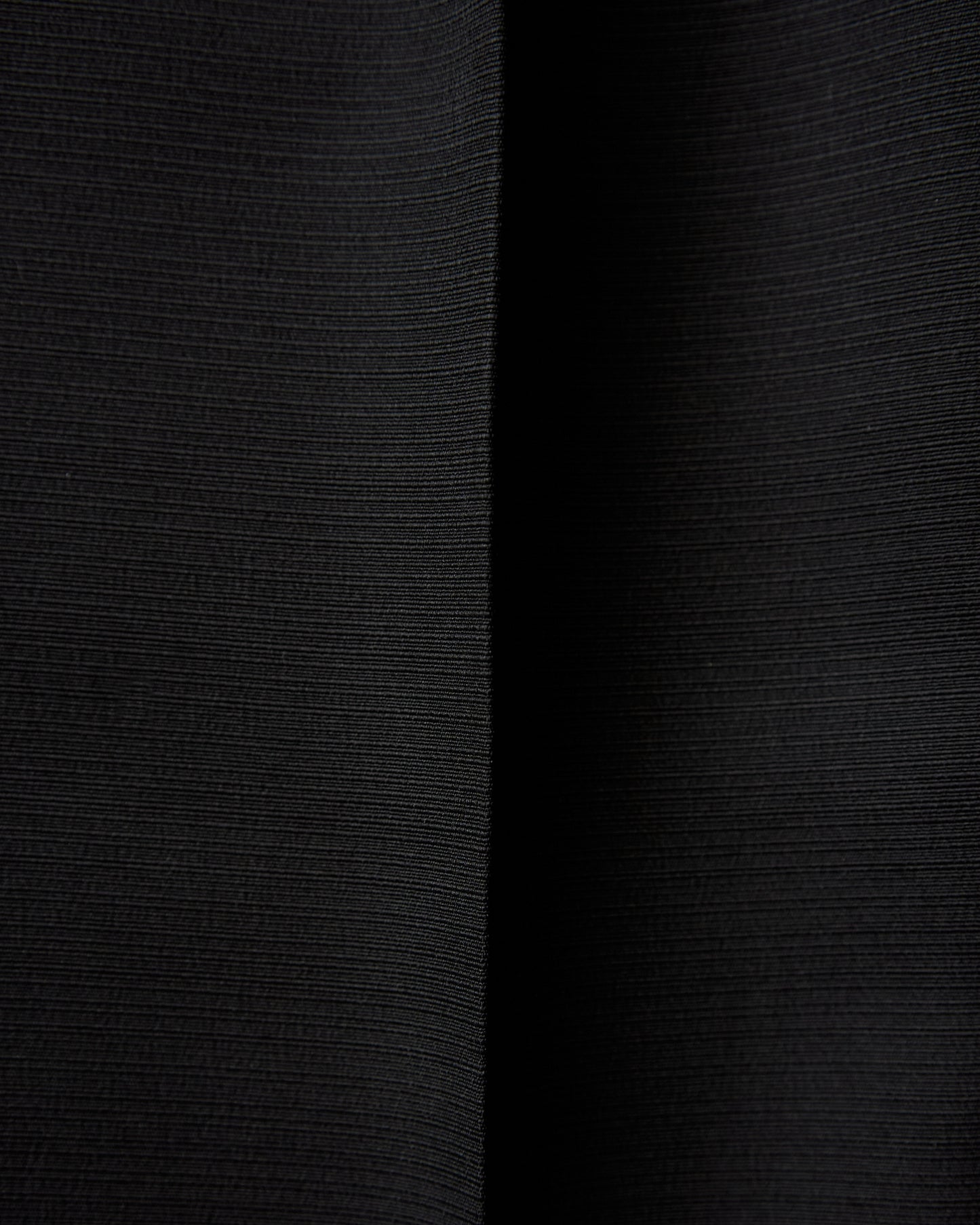 00s RETRO Narrow Plisse Unique Trousers / Black