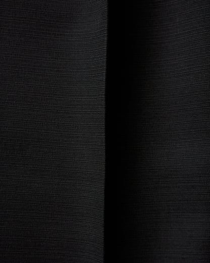 【Size M-L】00s RETRO Narrow Plisse Unique Trousers / Black