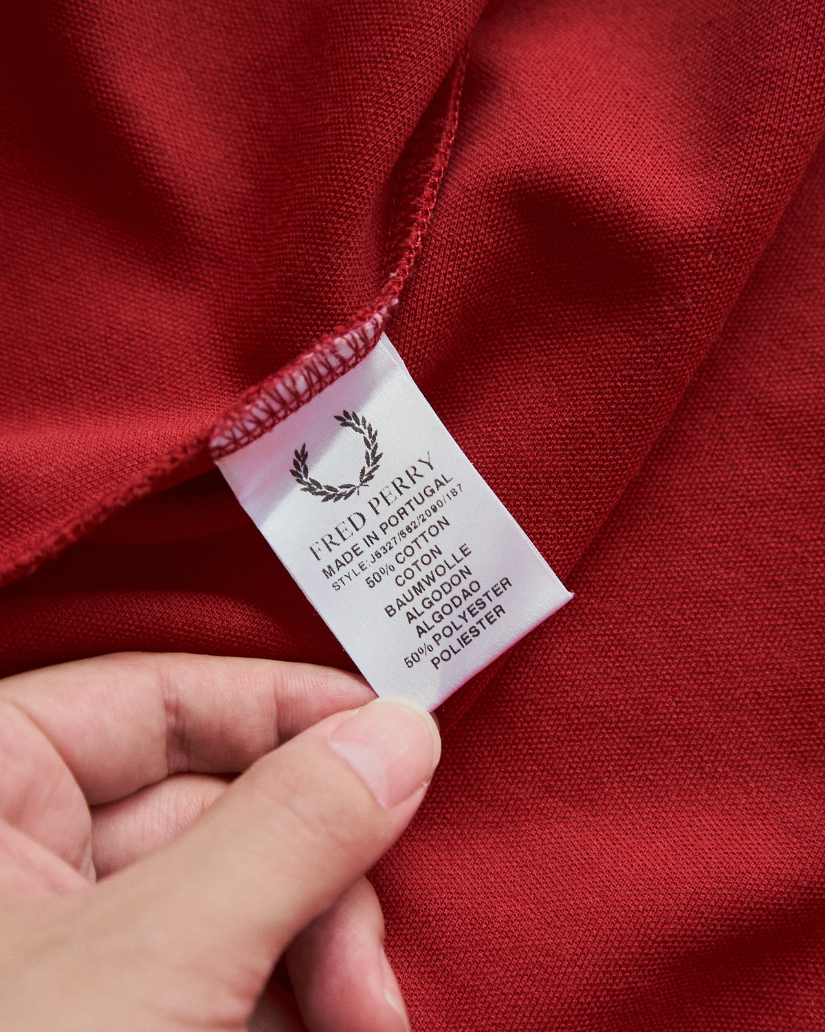 【SIZE L】FRED PERRY SPORTSWEAR Ribbed Raglan Track Jacket / Red