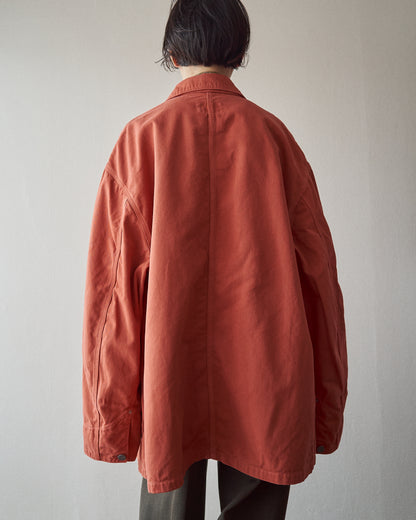 【SIZE L】90s ARMANI JEANS Cotton Coverall / Terracotta