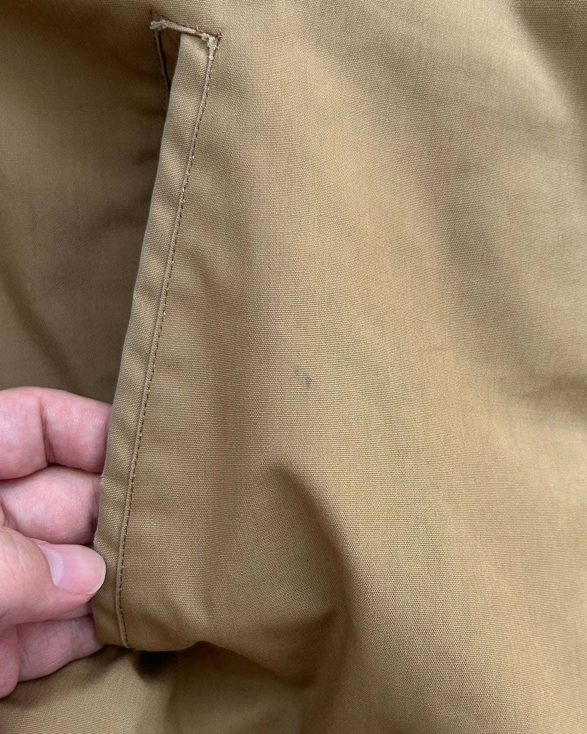 【SIZE L】60-70s SIR JAC Linebacker Fabric NFL Swing Top / Beige