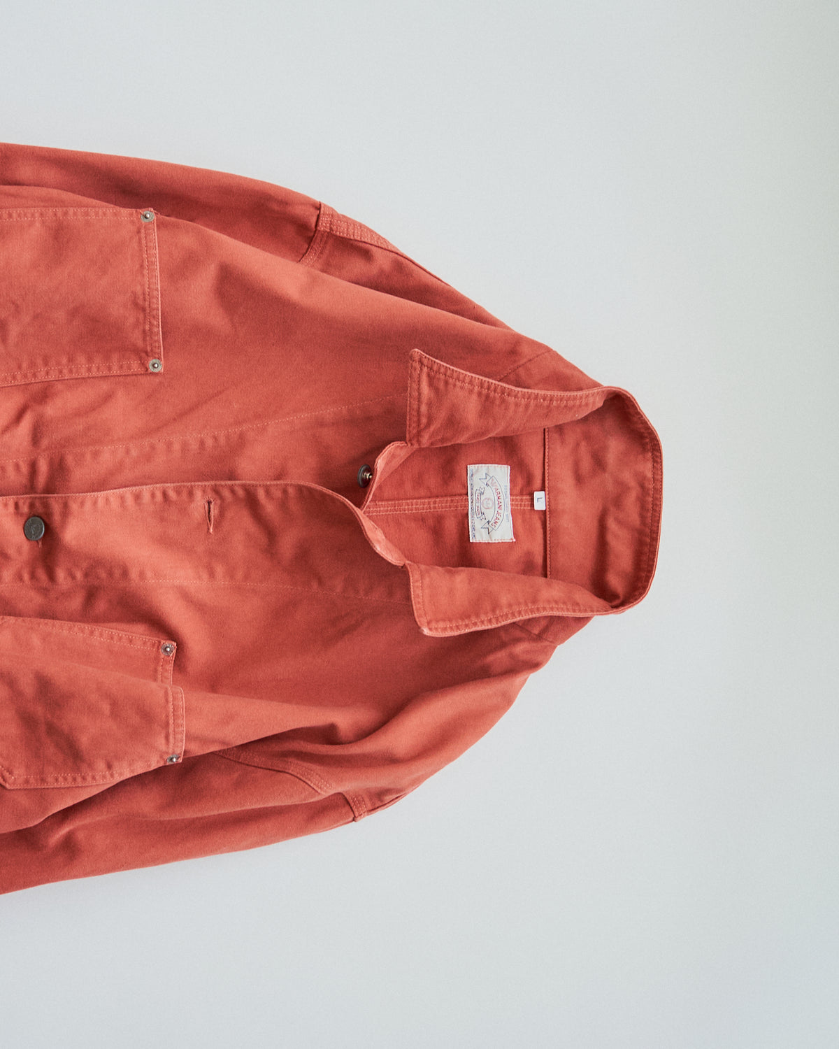 【SIZE L】90s ARMANI JEANS Cotton Coverall / Terracotta