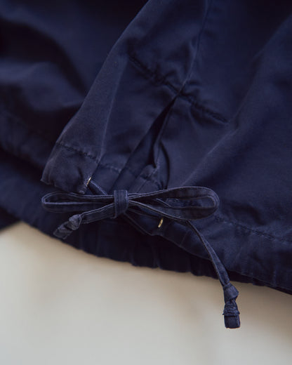 【SIZE XL】90's J.CREW Cotton Two-Tone Pullover Anorak / Navy x Ivory