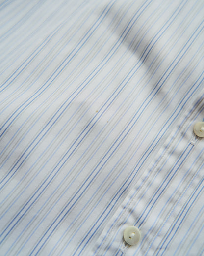 90’s~00s KENZO  Cotton Multi Stripe Casual Shirt  / Blue × White