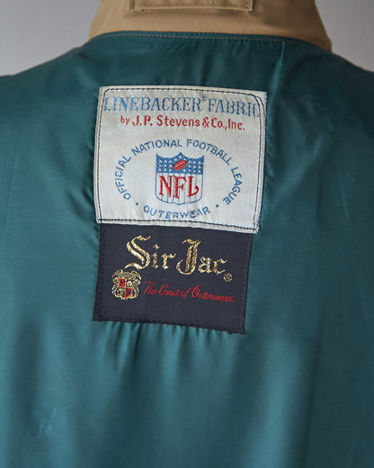 【SIZE L】60-70s SIR JAC Linebacker Fabric NFL Swing Top / Beige