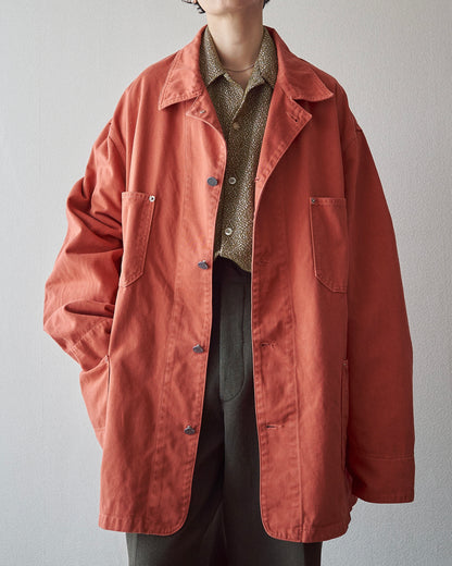 【SIZE L】90s ARMANI JEANS Cotton Coverall / Terracotta