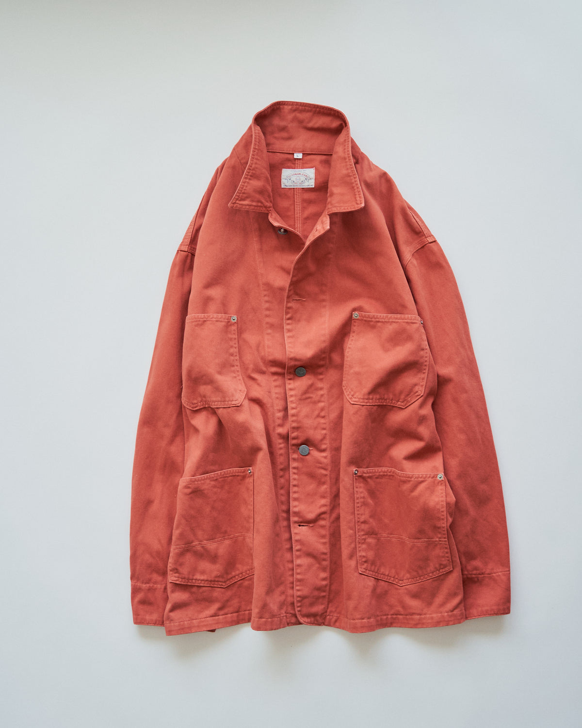【SIZE L】90s ARMANI JEANS Cotton Coverall / Terracotta