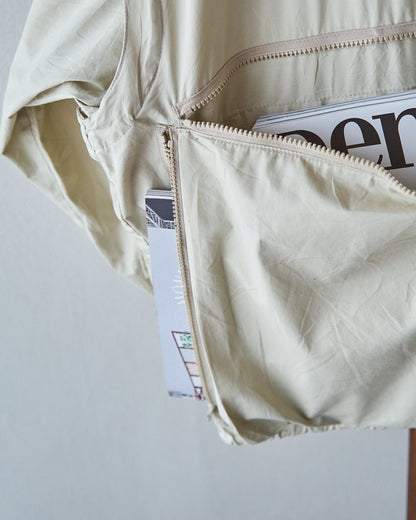 【Size L】90-00s PAUL & SHARK Cotton Multi-Pocket Detachable-Sleeve Photographer Jacket / Ecru