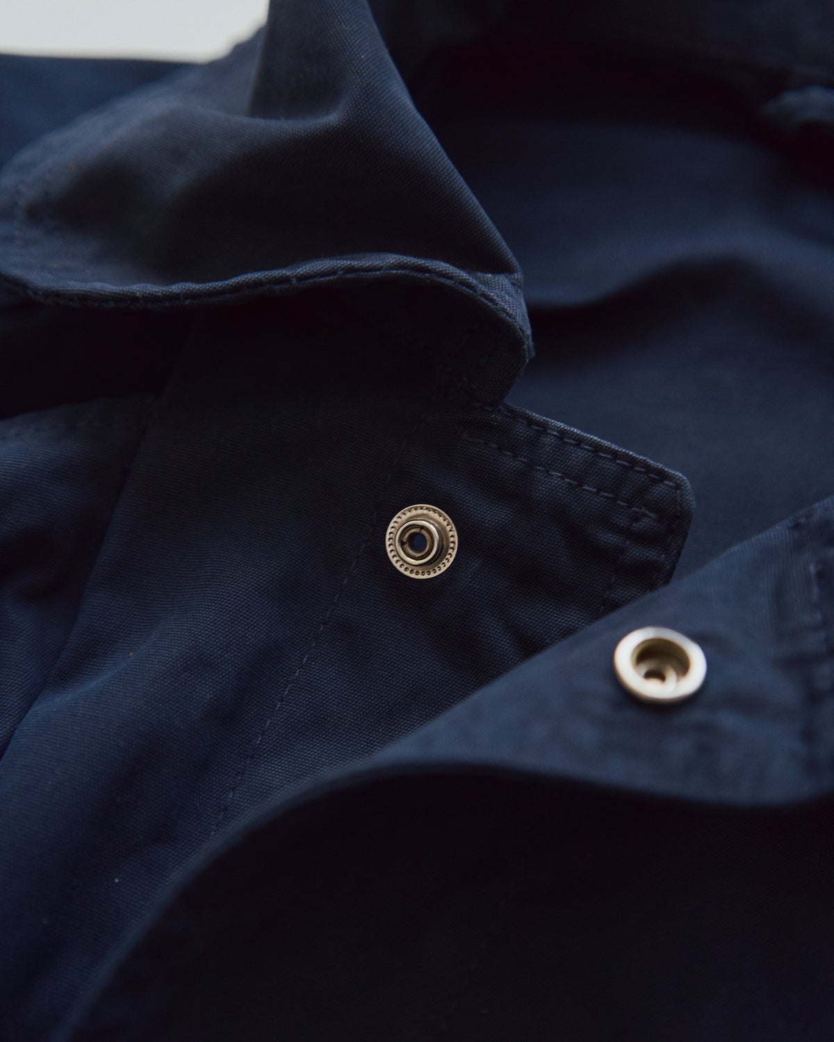 【SIZE L】-90s FAY Cotton Canvas Fireman Toggle Coat / Navy