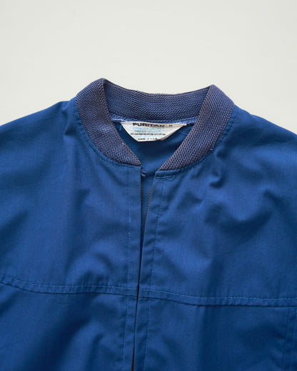 【SIZE S】60s PURITAN Poly-Cotton  Zip Blouson / Navy