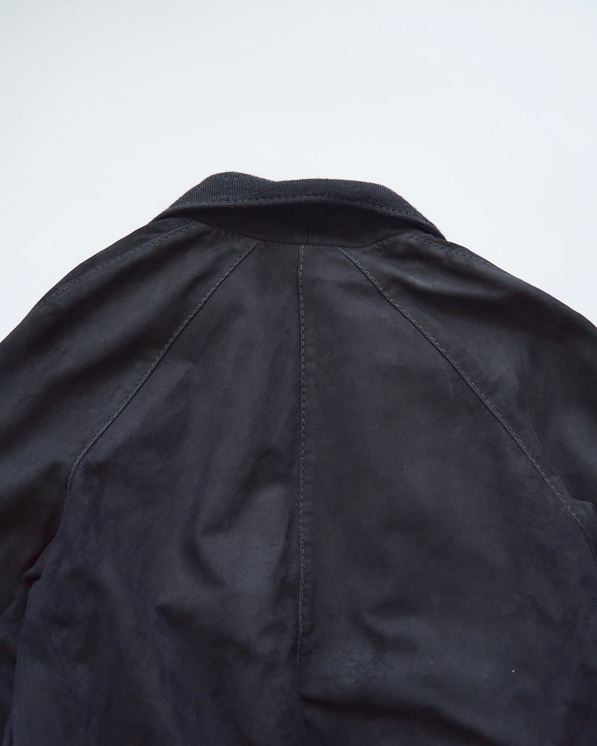 【SIZE XS】ITALIAN SUEDE SHORT BLOUSON / Black