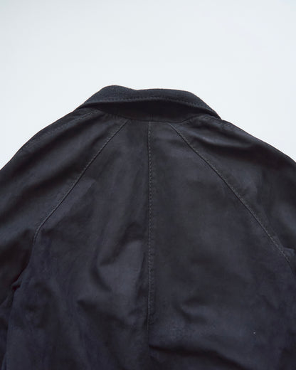 【SIZE XS】ITALIAN SUEDE SHORT BLOUSON / Black