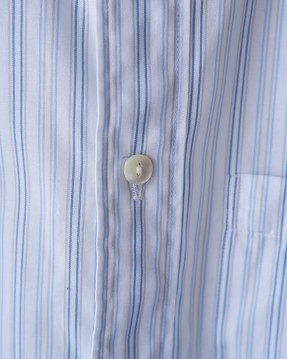 90’s~00s KENZO  Cotton Multi Stripe Casual Shirt  / Blue × White