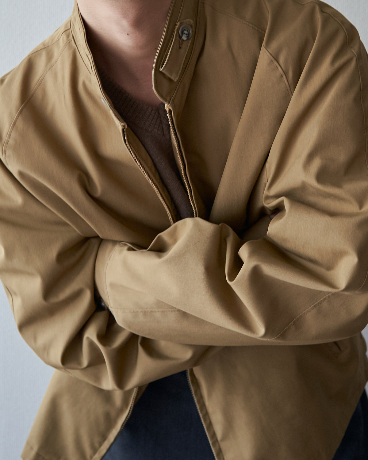 【SIZE L】60-70s SIR JAC Linebacker Fabric NFL Swing Top / Beige