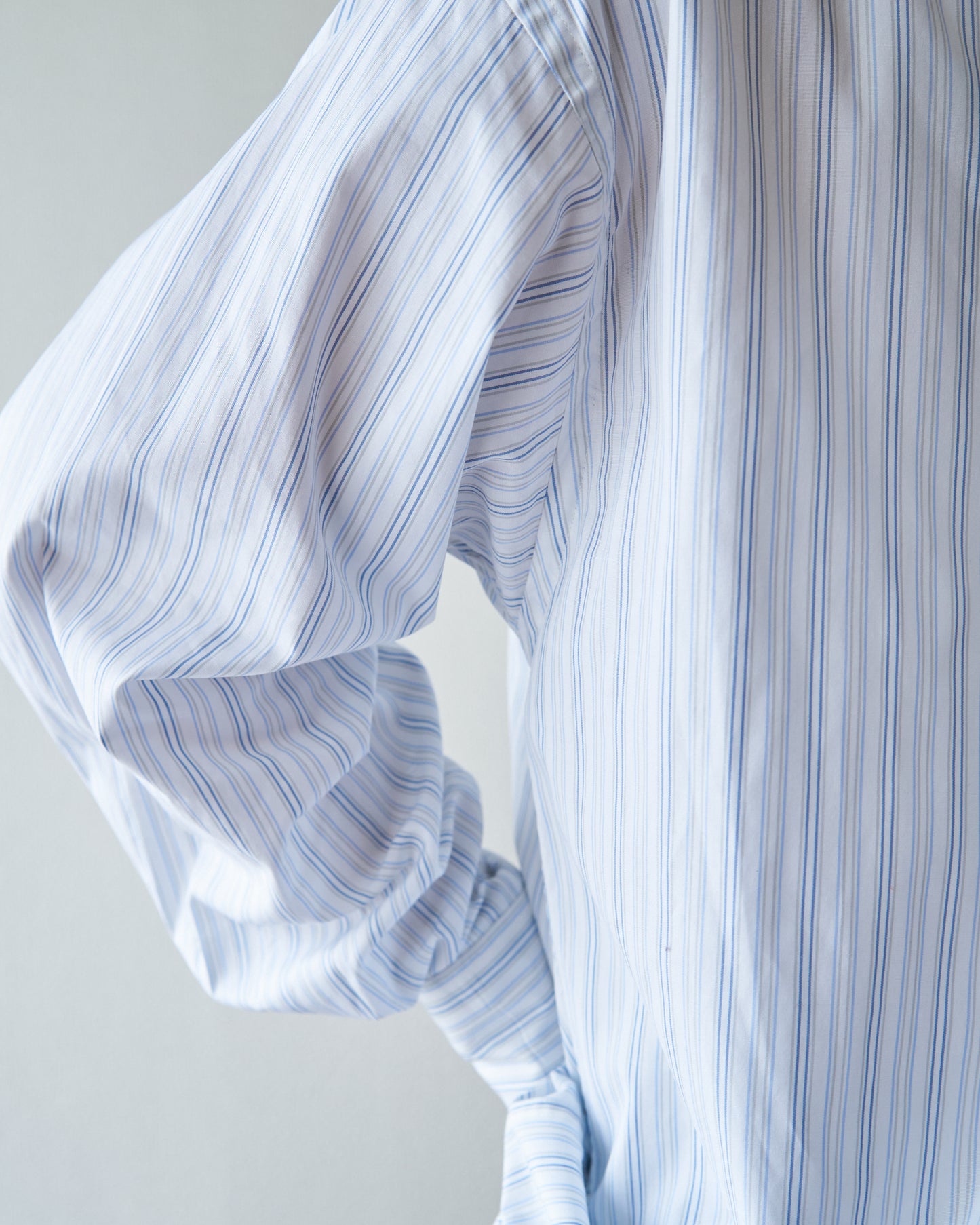 90’s~00s KENZO  Cotton Multi Stripe Casual Shirt  / Blue × White