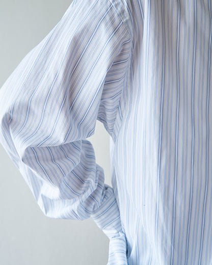 90’s~00s KENZO  Cotton Multi Stripe Casual Shirt  / Blue × White