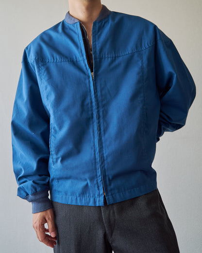 【SIZE S】60s PURITAN Poly-Cotton  Zip Blouson / Navy