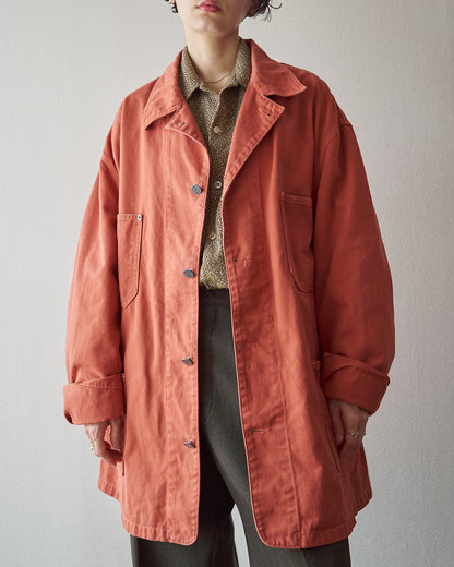 【SIZE L】90s ARMANI JEANS Cotton Coverall / Terracotta