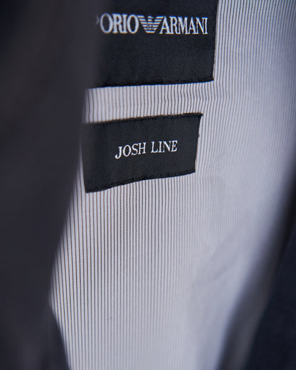 【Size L】2010s EMPORIO ARMANI JOSH LINE Washed Cotton Deconstructed Blouson / Faded Navy