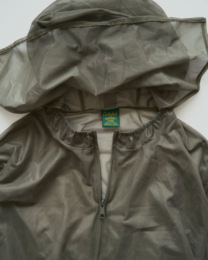 【Size L】00’s CABELA'S Sheer Mesh Hooded Mosquito Hooded Pullover / Khaki