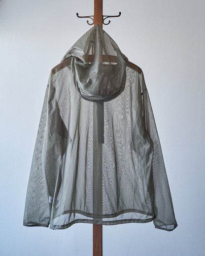 【Size L】00’s CABELA'S Sheer Mesh Hooded Mosquito Hooded Pullover / Khaki