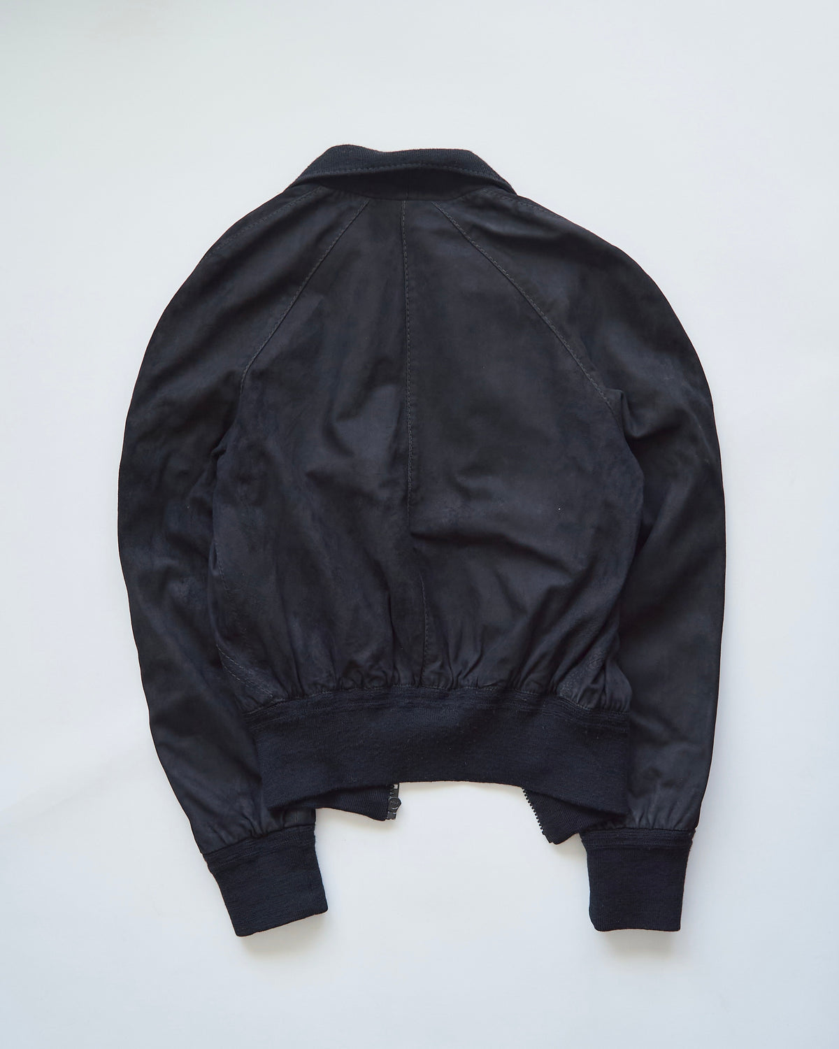 【SIZE XS】ITALIAN SUEDE SHORT BLOUSON / Black