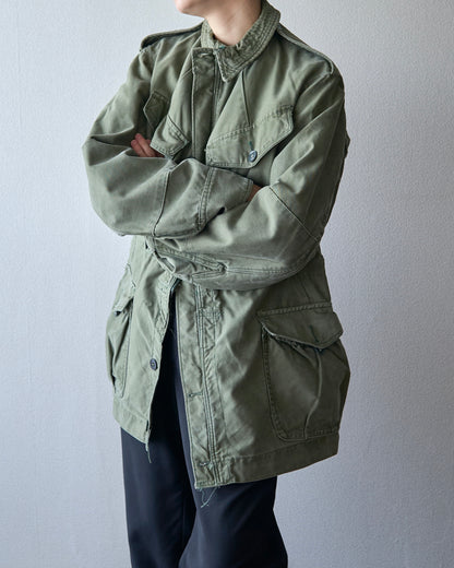 【SIZE S】1960s British Army Windproof Cotton Sateen Combat Smock / Olive Green