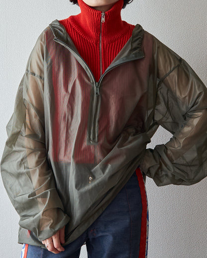 【Size L】00’s CABELA'S Sheer Mesh Hooded Mosquito Hooded Pullover / Khaki