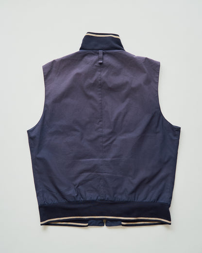 【SIZE M-L】ALLEGRI Nylon Multi-Pocket Utility Vest / Sun-Faded Navy