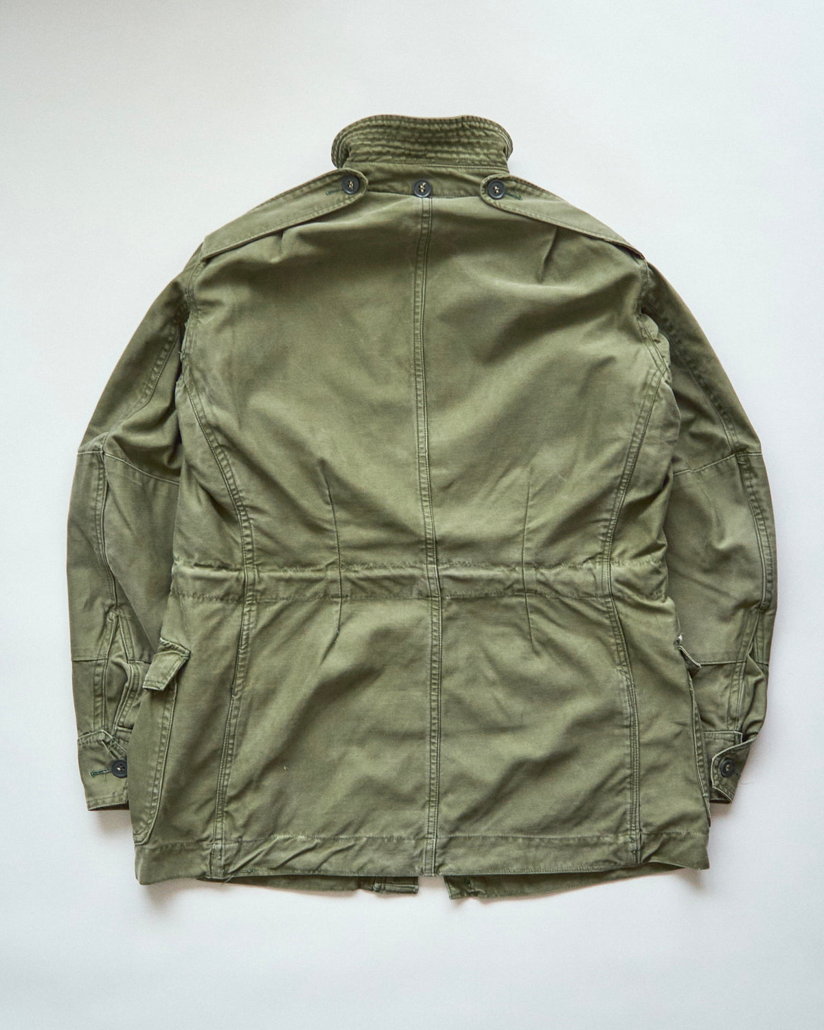 【SIZE S】1960s British Army Windproof Cotton Sateen Combat Smock / Olive Green