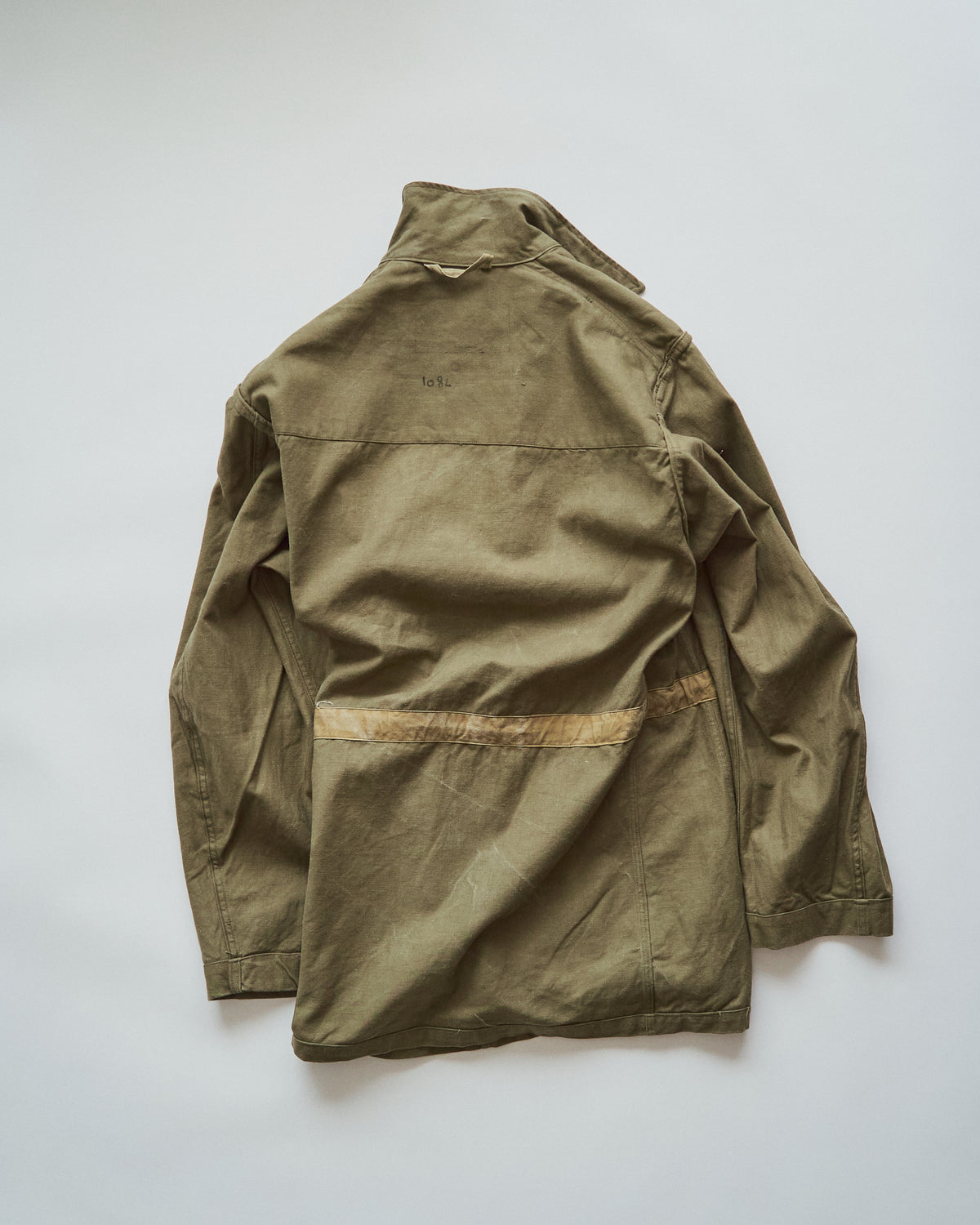 【SIZE L】 1950s FRENCH ARMY M-47 Field Jacket / Olive Twill
