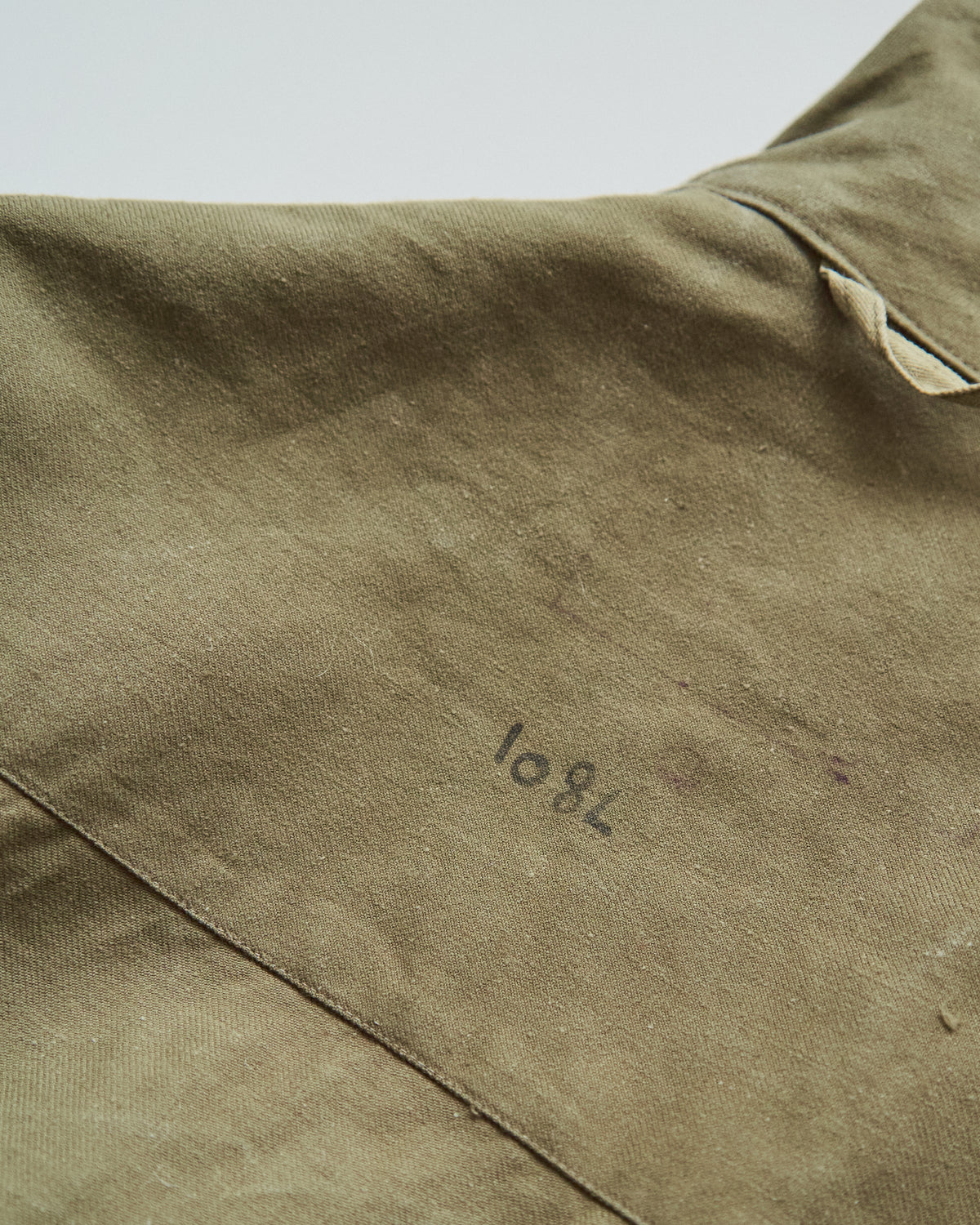 【SIZE L】 1950s FRENCH ARMY M-47 Field Jacket / Olive Twill