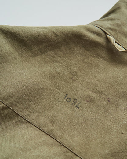 【SIZE L】 1950s FRENCH ARMY M-47 Field Jacket / Olive Twill