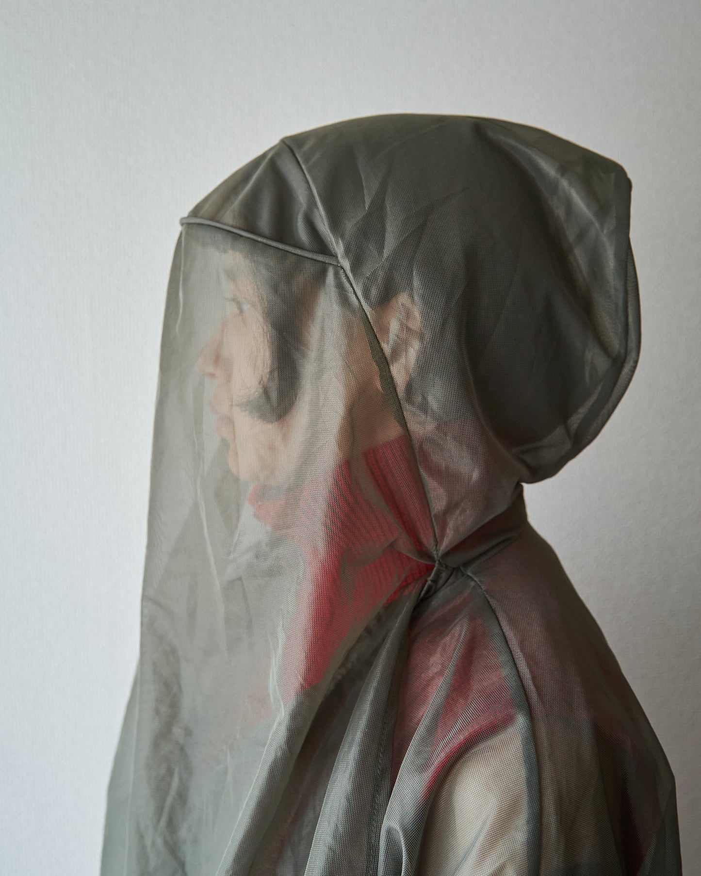 00’s CABELA'S Sheer Mesh Hooded Mosquito Hooded Pullover / Khaki